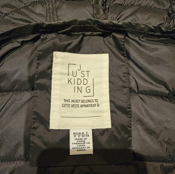 Kid puff jacket, black - Picture 7 of 7